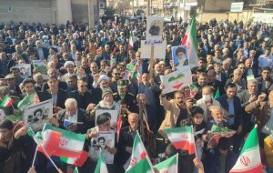 هم‌اکنون/راهپیمایی باشکوه ۲۲ بهمن با حضور امام جمعه ایلام، استاندار و مردم ولایتمدار و شهید‌پرور شهر ایلام