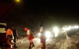 امدادرسانی به ۶۸ خودرو و بیش از ۳۳۰ فرد گرفتار شده در محورهای برفگیر ایلام