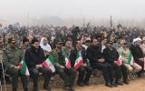 با وجود باران و سرمای هوا؛ برگزاری یادواره شهدای ایل قجر با حضور با شکوه مردم و مسئولان