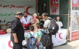 ۱۸ روز خدمت بی‌وقفه هلال‌احمر ایلام در مرز مهران؛ ارائه بیش از ۳۲۳ هزار خدمت به زائران اربعین