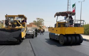 نهضت آسفالت همچنان بدون وقفه ادامه دارد