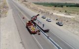 نصب ۱۳ کیلومتر نیوجرسی درمحورهای مواصلاتی ایلام