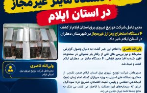 کشف ۴ دستگاه ماینر غیرمجاز در استان ایلام کشف ۴ دستگاه ماینر غیرمجاز در استان ایلام